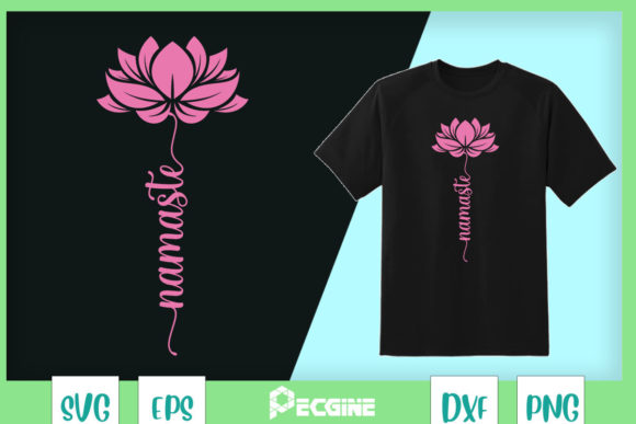 A Designer’s Take on the Women’s Lotus Flower Namaste Yoga Embroidery File