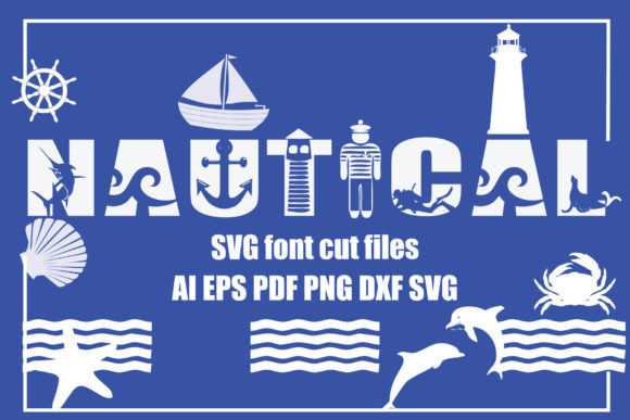 A Nautical Font Review for Blog Graphics & Craft Content Design