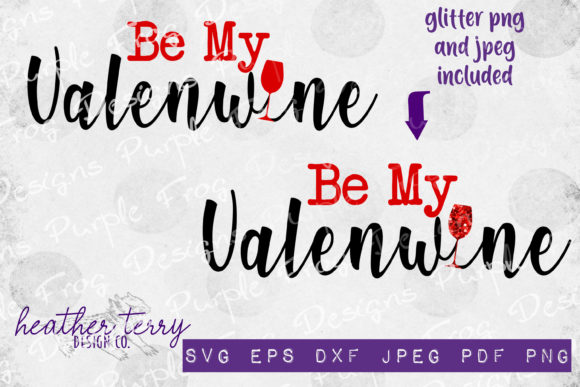 A Playful Valentine's Graphic for Wine-Loving Customers