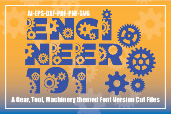 A Practical Review of the Engineer Font for Crafts and Graphics
