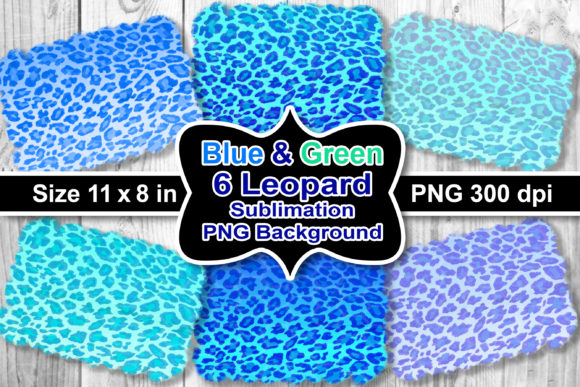 A Professional's Take on the Sublimation Blue-Green Leopard Graphics