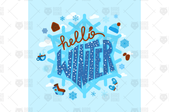 A Winter Calligraphy Graphic's Power for Local Business