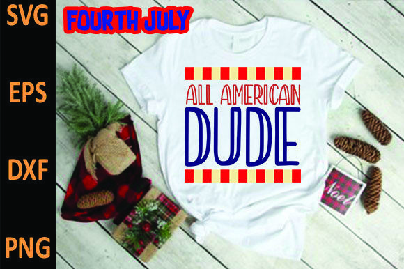All American Dude: A Bold Graphic for T-Shirt Designs & Campaigns