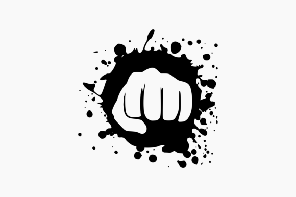 Crafting a Bold Statement with the Fist Splat Ink Graphic