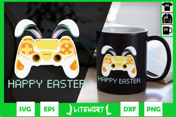 Game Controller Happy Easter Graphics for Craft-Driven Campaigns