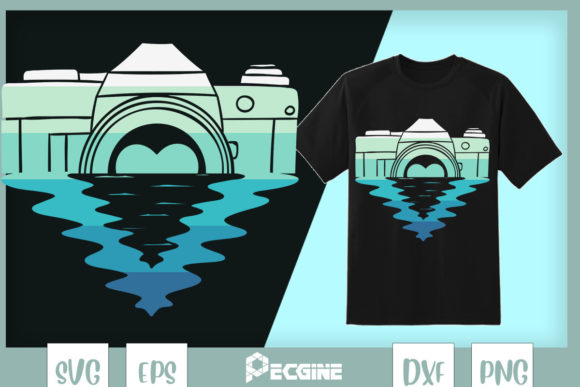 Photography Lover Vintage Lens Camera Graphics for Crafts and Content