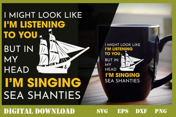Sea Shanties Graphic: A Design Asset for Modern Publishing
