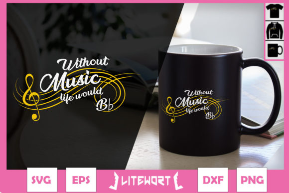 Without Music Life Would Bb: A Crafters Review of a Graphic Design Asset